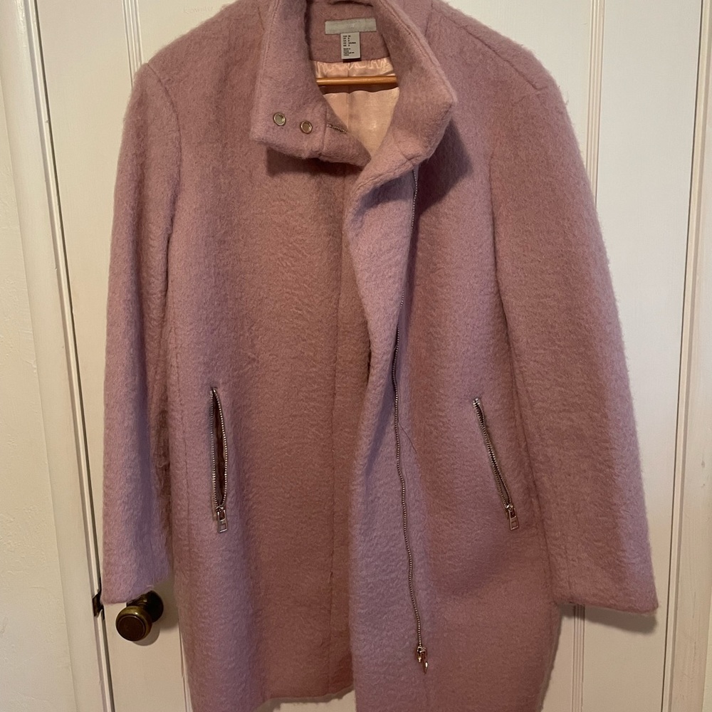 H&M pink coat